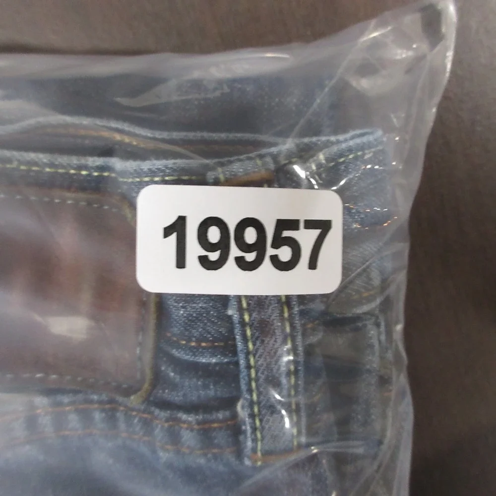 Banana Republic Jeans Mens 38x32 Blue Regular Straight Faded Whisker Denim Pants
